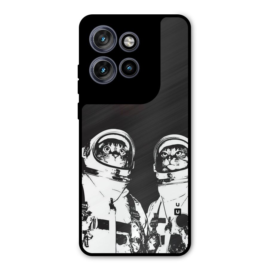 Meow Moon Metal Back Case for Motorola Edge 50 Neo