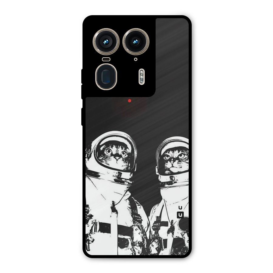 Meow Moon Metal Back Case for Motorola Edge 50 Ultra