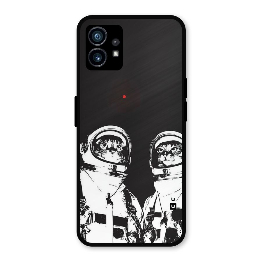 Meow Moon Metal Back Case for Nothing Phone 1