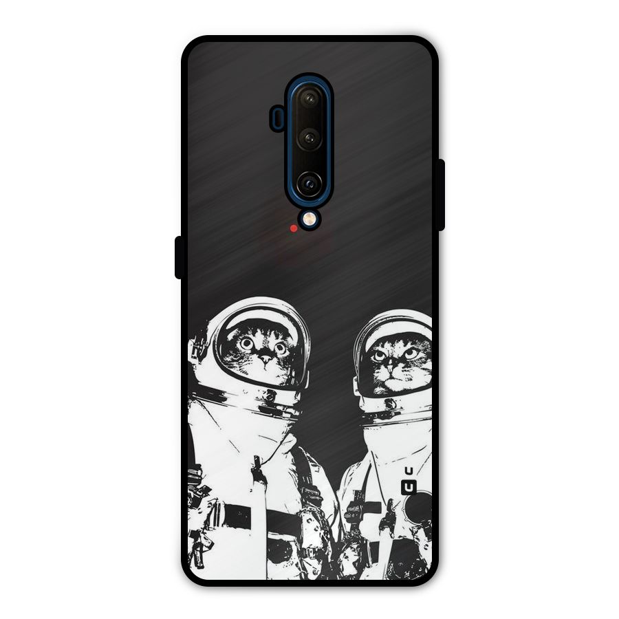 Meow Moon Metal Back Case for OnePlus 7T Pro