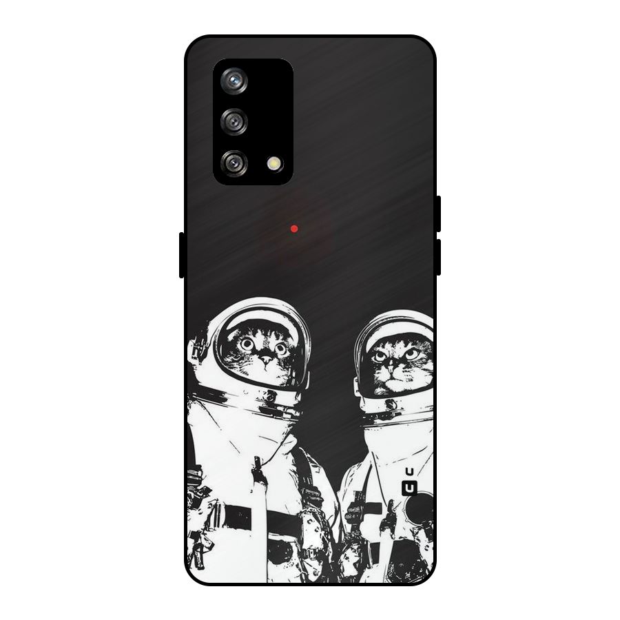 Meow Moon Metal Back Case for Oppo F19