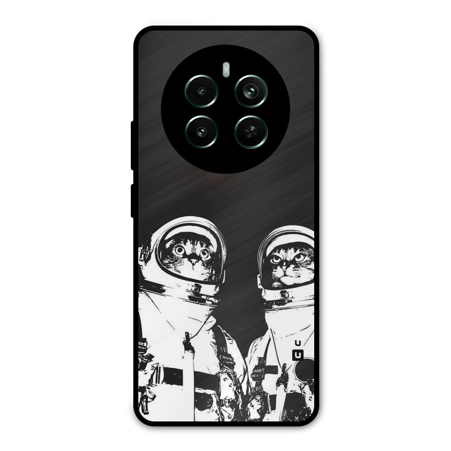 Meow Moon Metal Back Case for Realme 12 Plus