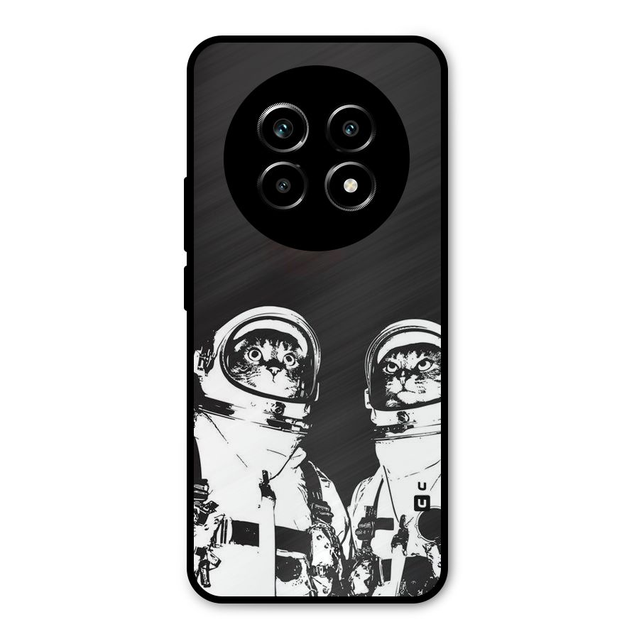 Meow Moon Metal Back Case for Realme 13 Pro