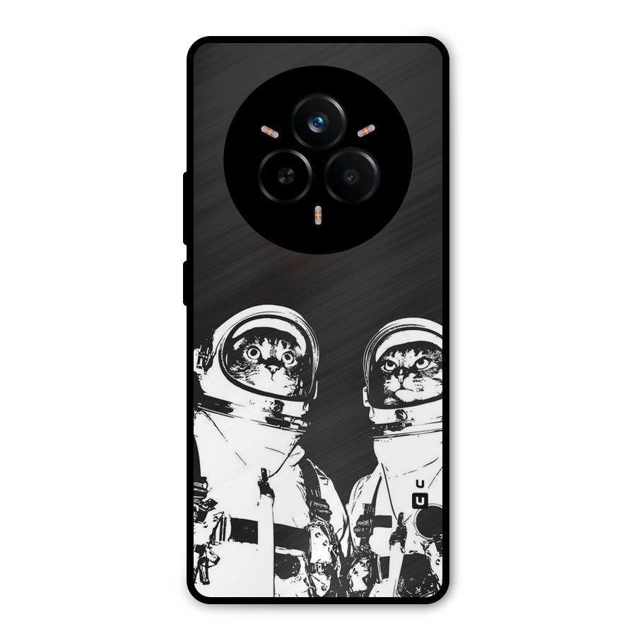 Meow Moon Metal Back Case for Realme 14 Pro