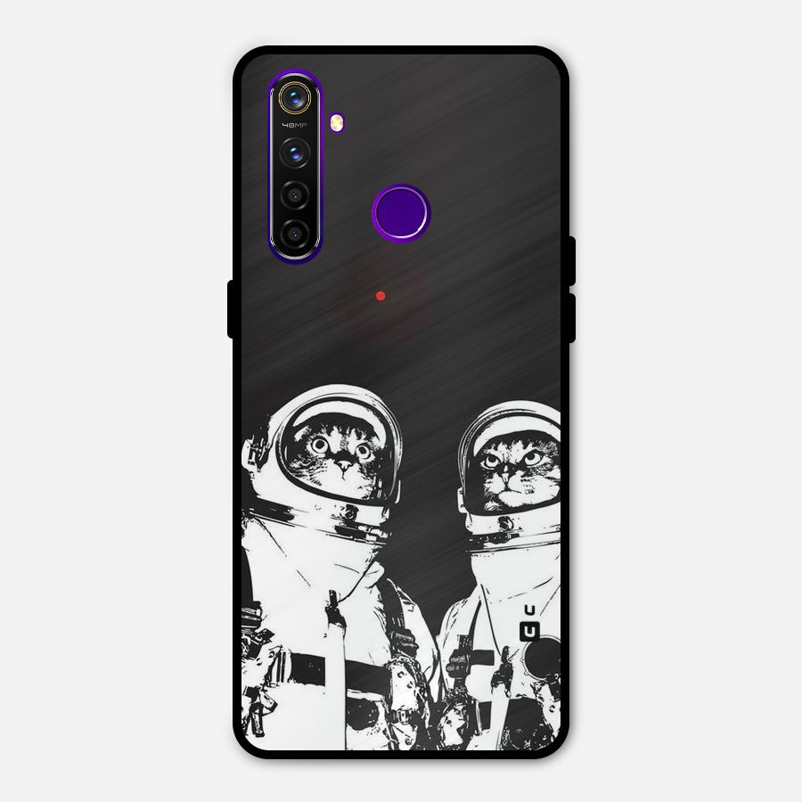 Meow Moon Metal Back Case for Realme 5 Pro