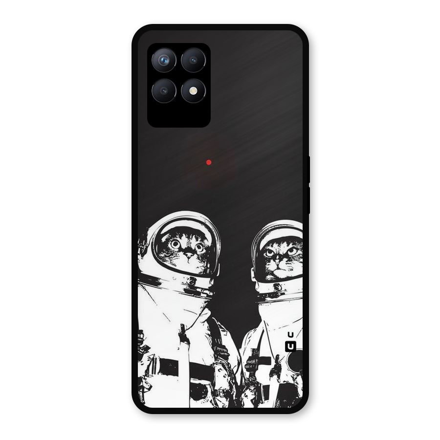 Meow Moon Metal Back Case for Realme Narzo 50