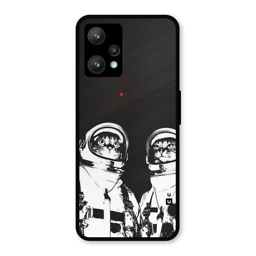 Meow Moon Metal Back Case for Realme Narzo 50 Pro