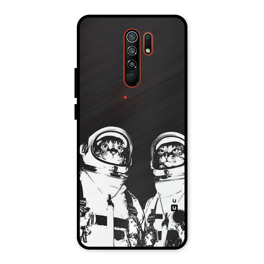 Meow Moon Metal Back Case for Redmi 9 Prime