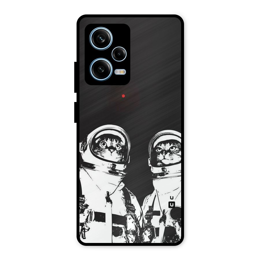Meow Moon Metal Back Case for Redmi Note 12 Pro