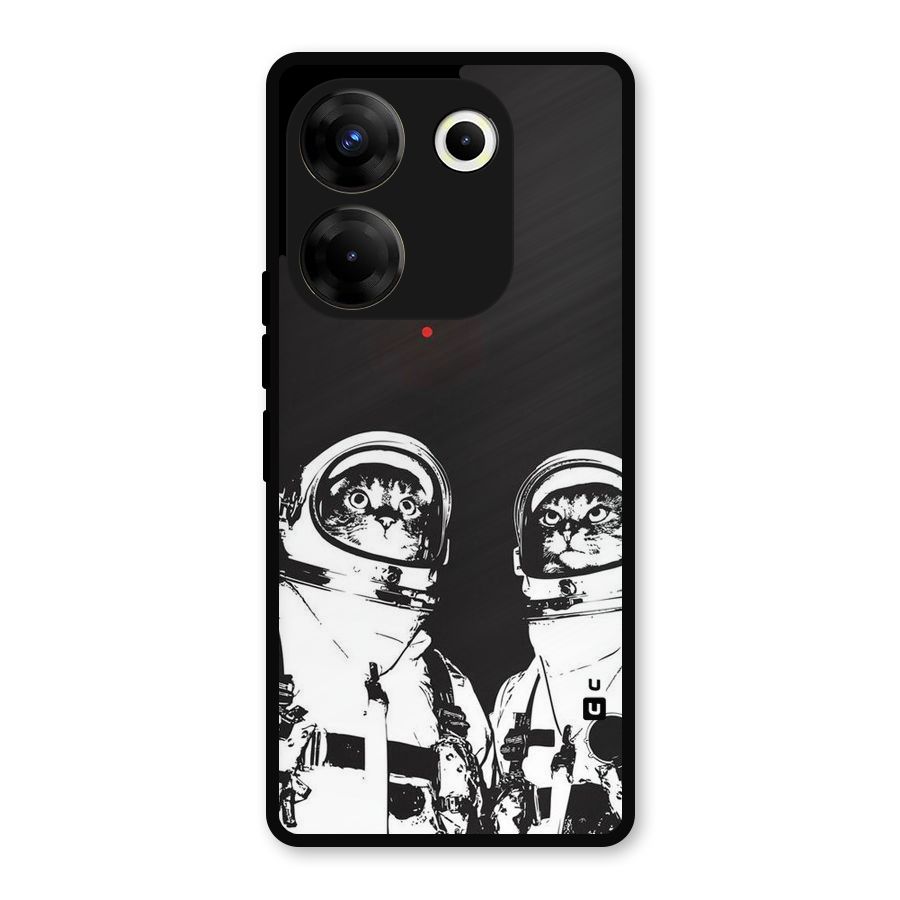 Meow Moon Metal Back Case for Tecno Camon 20 Pro