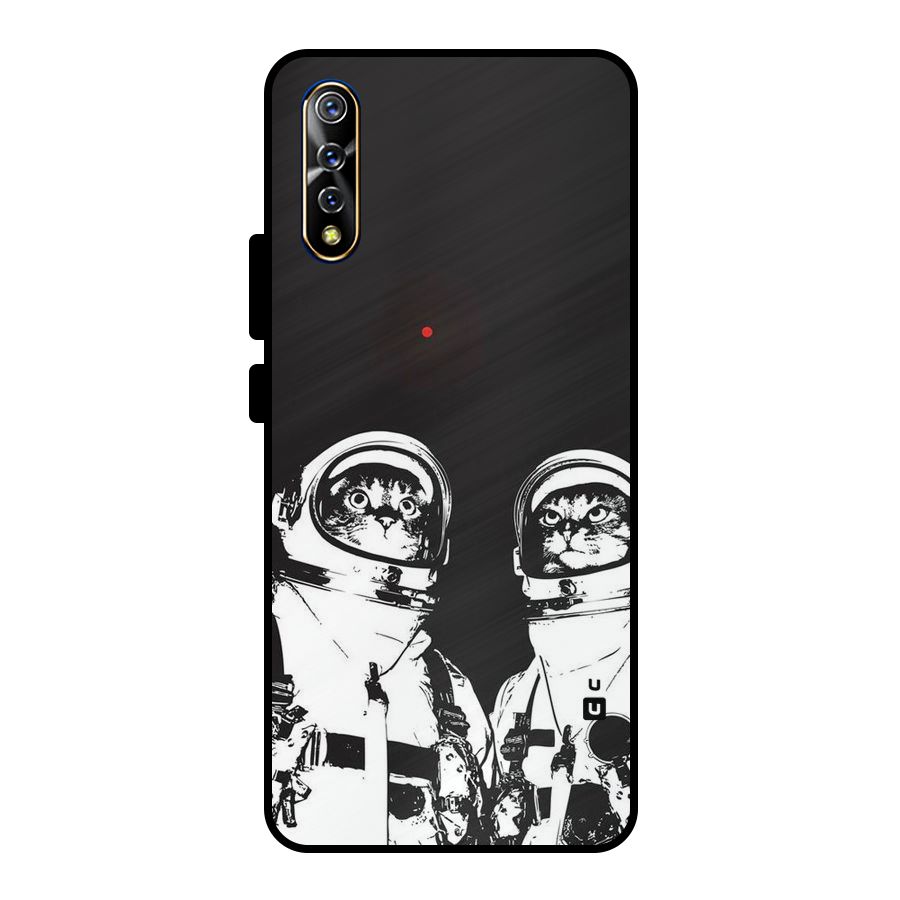 Meow Moon Metal Back Case for Vivo S1