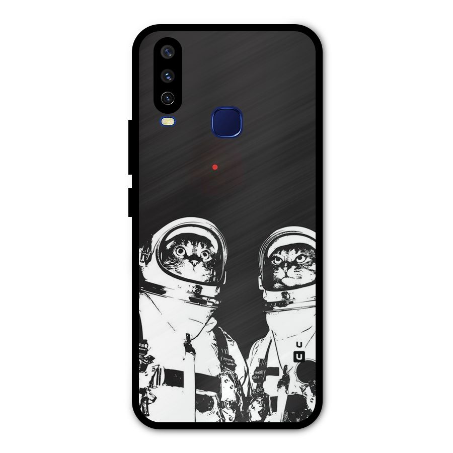 Meow Moon Metal Back Case for Vivo V17