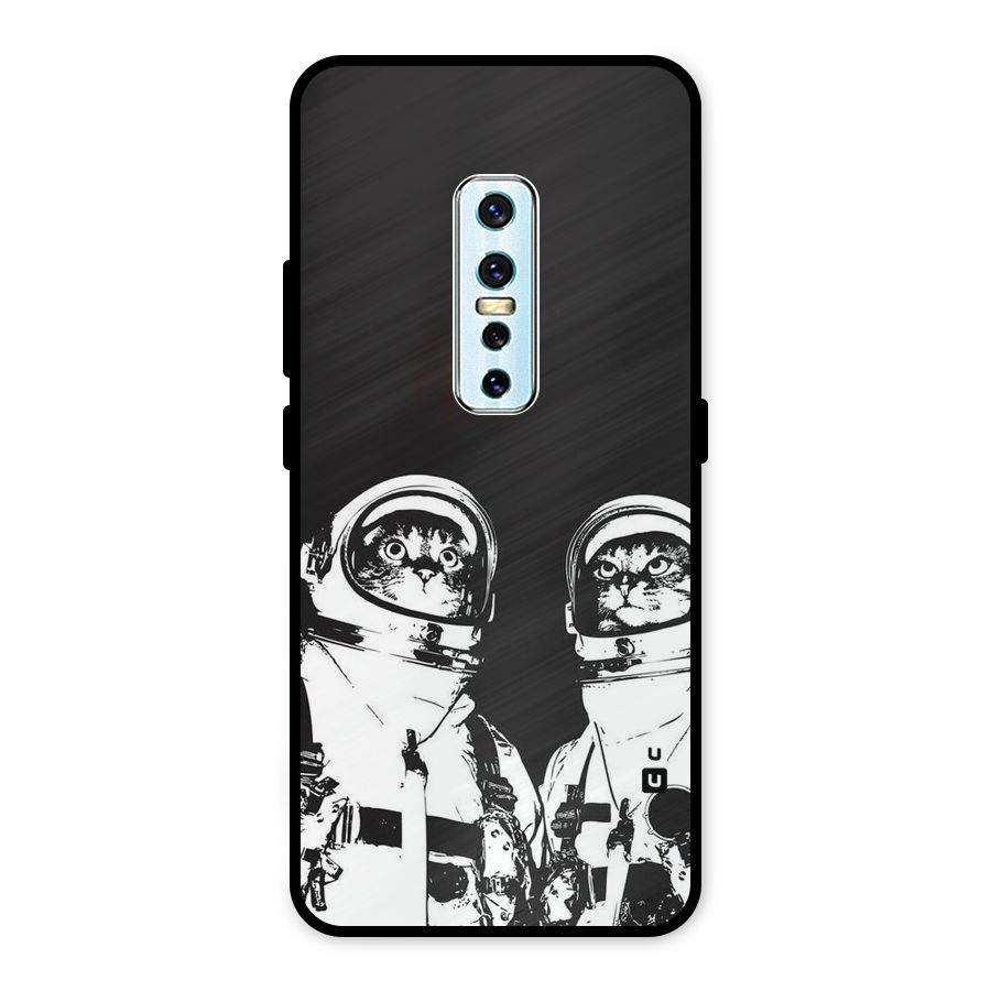 Meow Moon Metal Back Case for Vivo V17 Pro