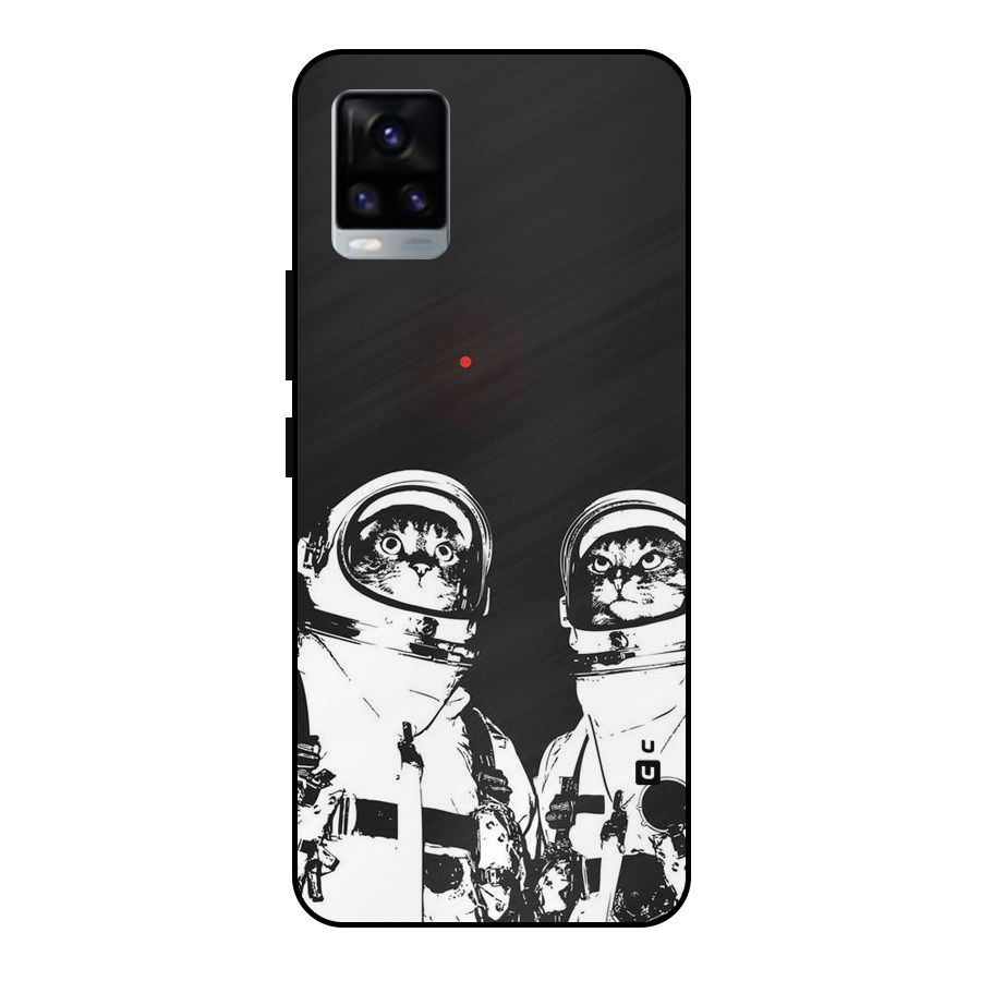 Meow Moon Metal Back Case for Vivo V20