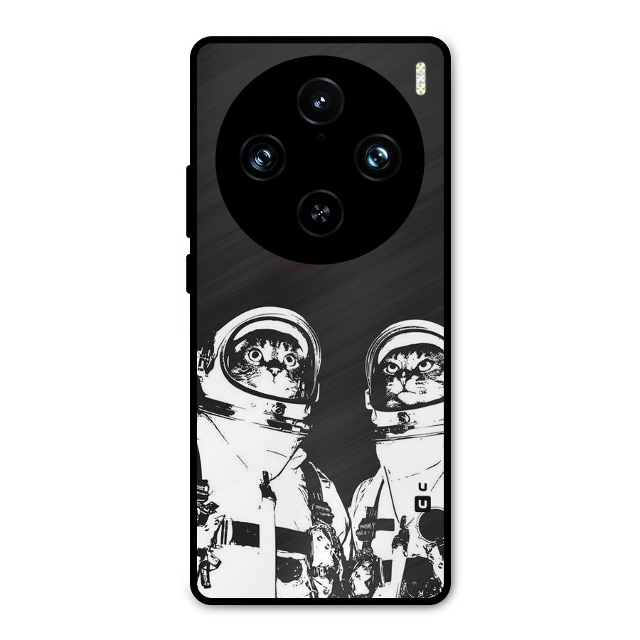 Meow Moon Metal Back Case for Vivo X100 Pro