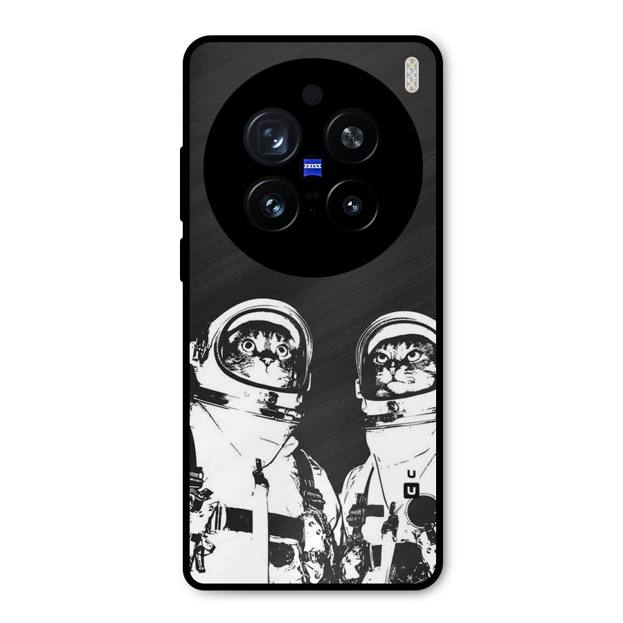 Meow Moon Metal Back Case for Vivo X200 Pro