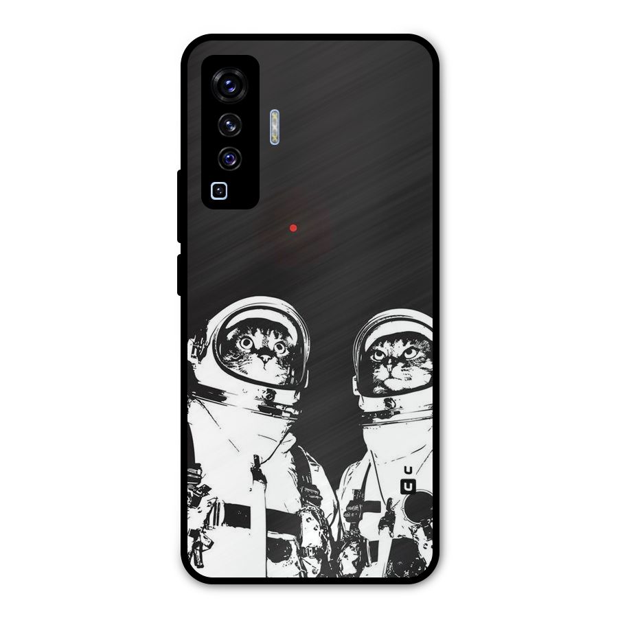 Meow Moon Metal Back Case for Vivo X50