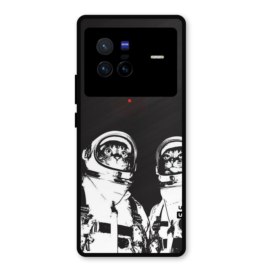 Meow Moon Metal Back Case for Vivo X80