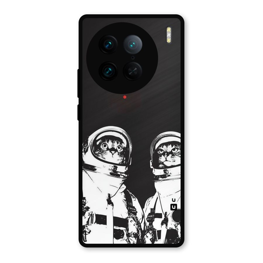 Meow Moon Metal Back Case for Vivo X90 Pro