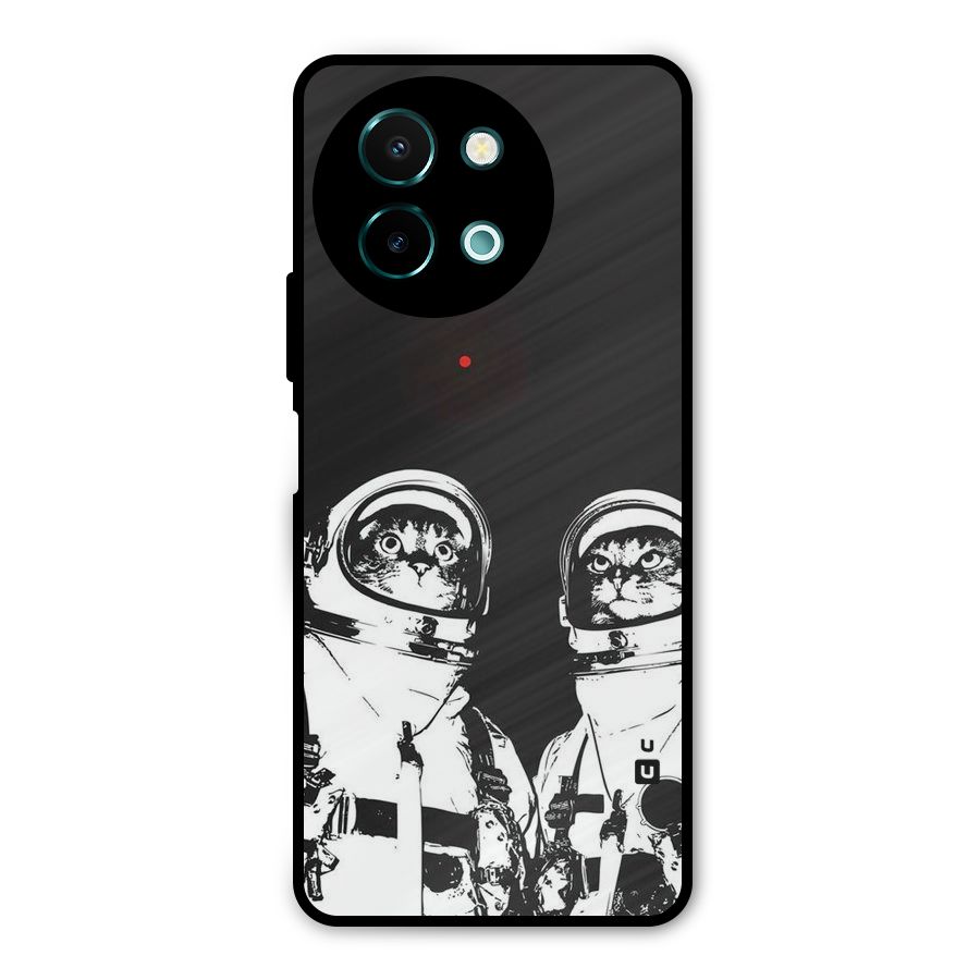 Meow Moon Metal Back Case for Vivo Y58
