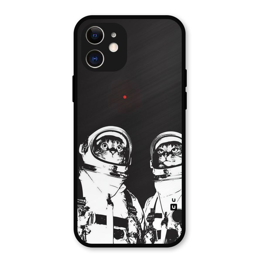 Meow Moon Metal Back Case for iPhone 12