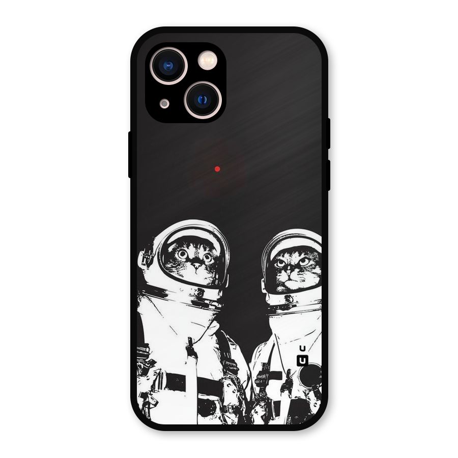 Meow Moon Metal Back Case for iPhone 13
