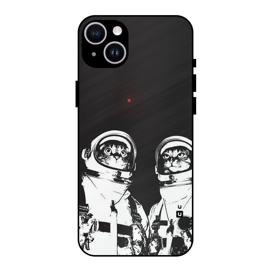 Meow Moon Metal Back Case for iPhone 14 Plus