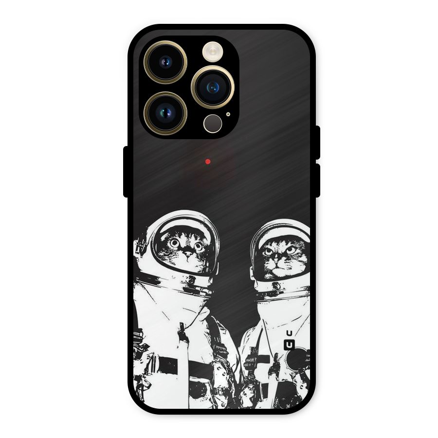 Meow Moon Metal Back Case for iPhone 14 Pro