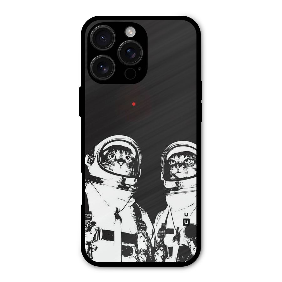 Meow Moon Metal Back Case for iPhone 16 Pro Max