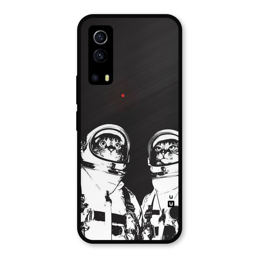 Meow Moon Metal Back Case for iQOO Z3