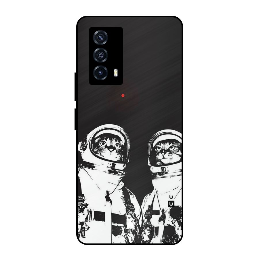 Meow Moon Metal Back Case for iQOO Z5