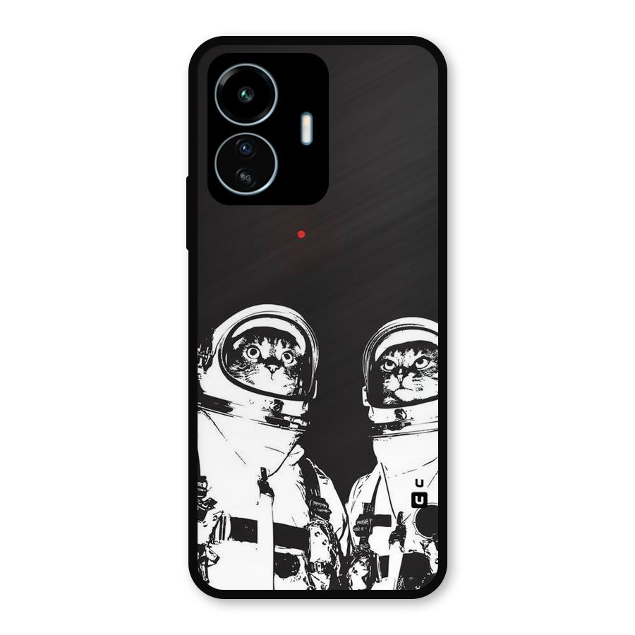 Meow Moon Metal Back Case for vivo iQOO Z6 Lite 5G