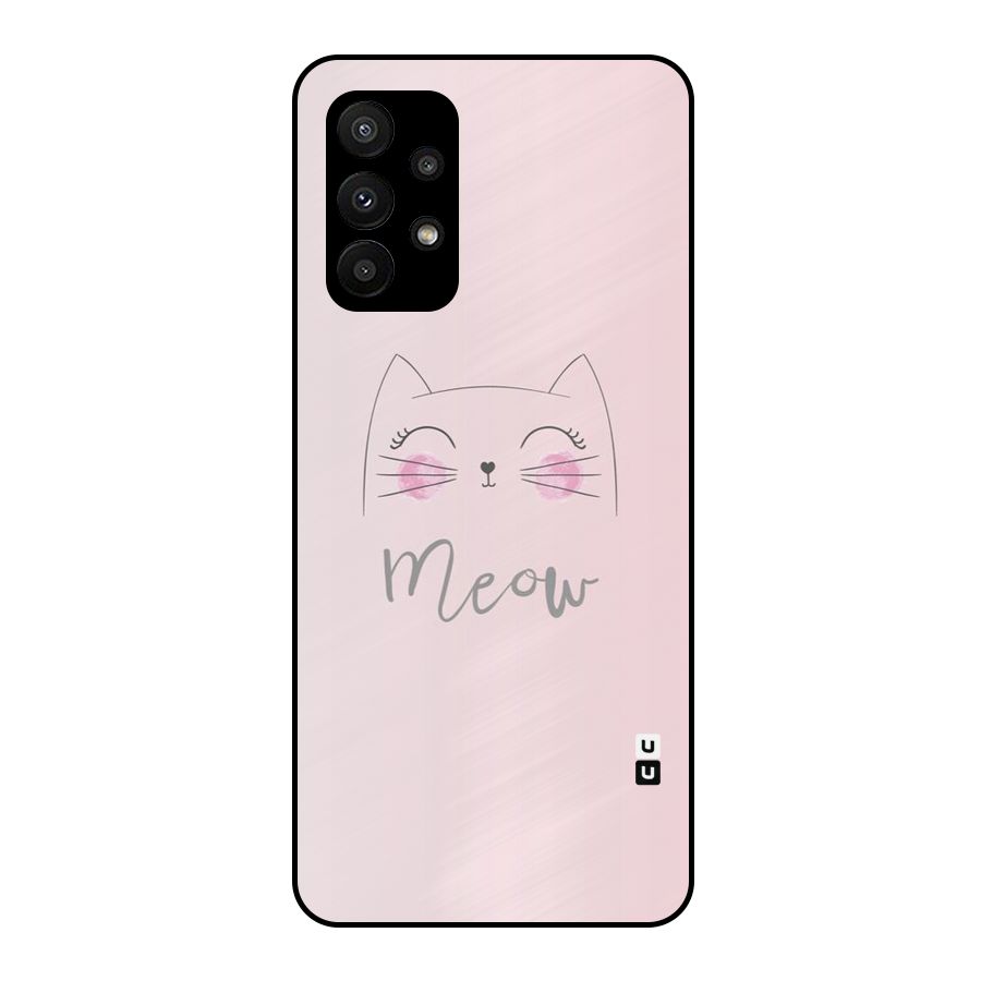 Meow Pink Metal Back Case for Galaxy A23