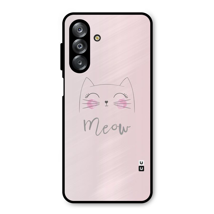 Meow Pink Metal Back Case for Galaxy A26