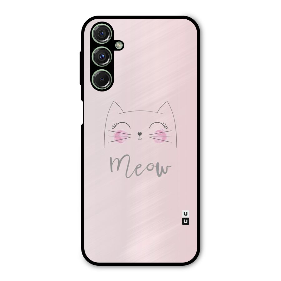 Meow Pink Metal Back Case for Galaxy M34