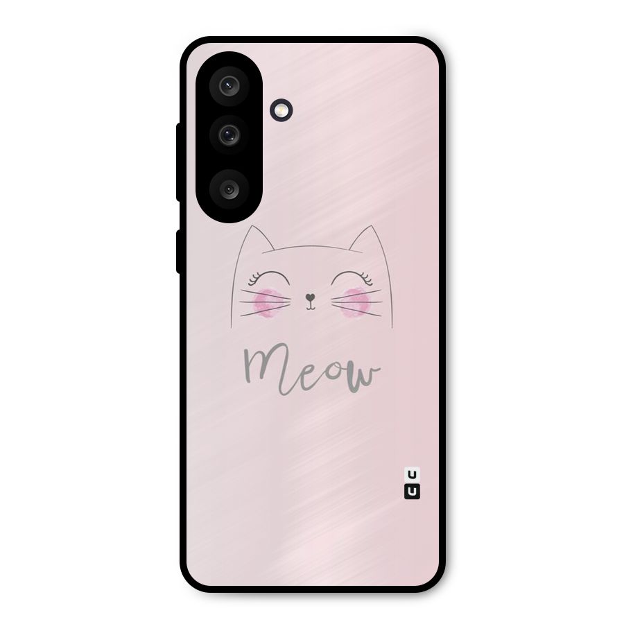Meow Pink Metal Back Case for Galaxy M56