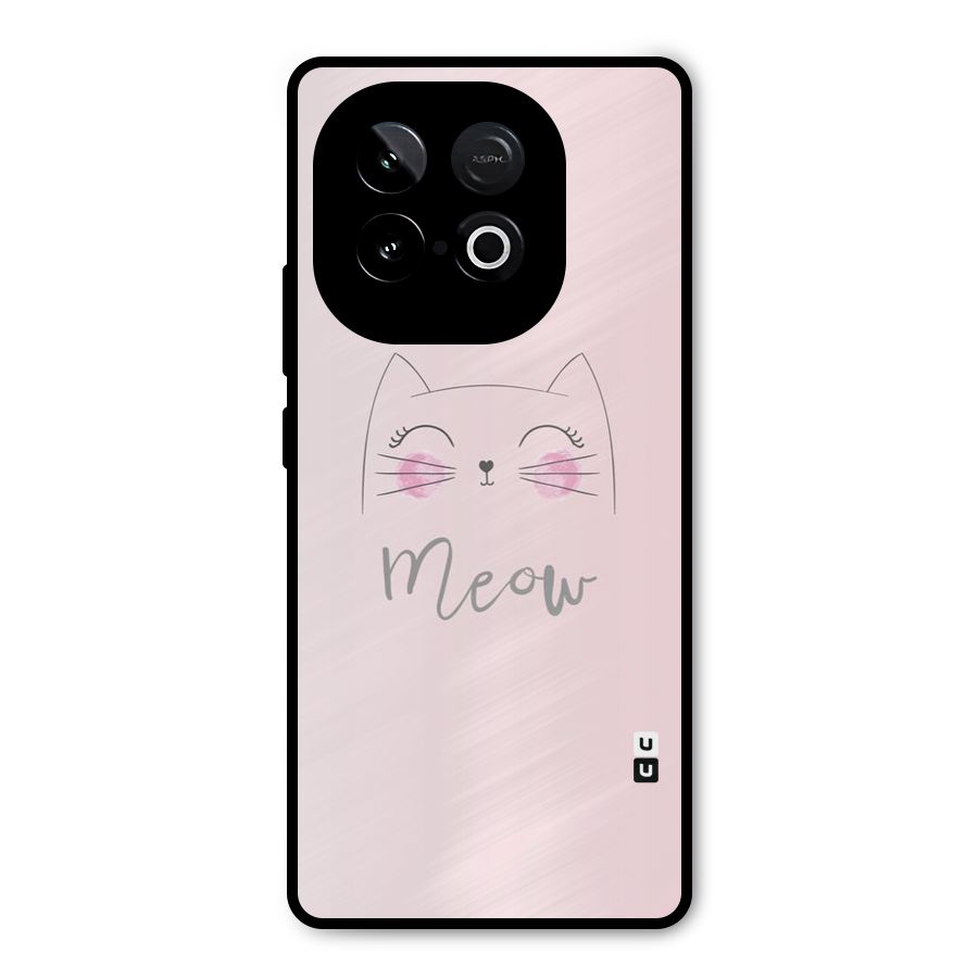 Meow Pink Metal Back Case for iQOO Neo 10