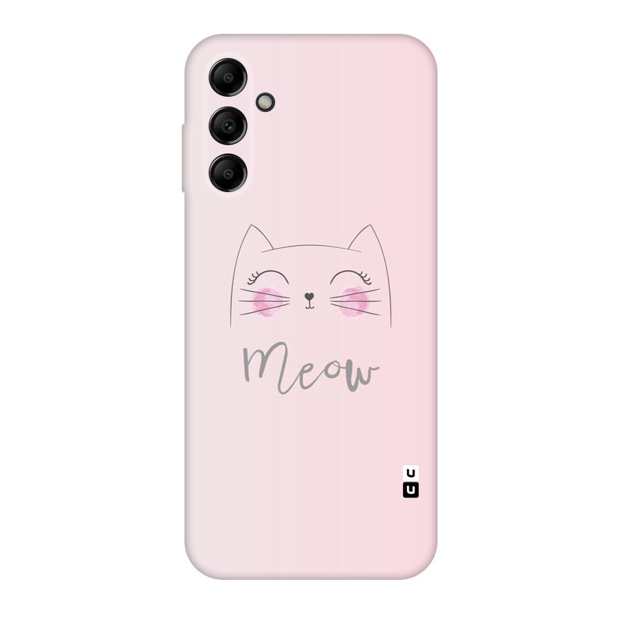 Meow Pink Original Polycarbonate Back Case for Galaxy A14 5G