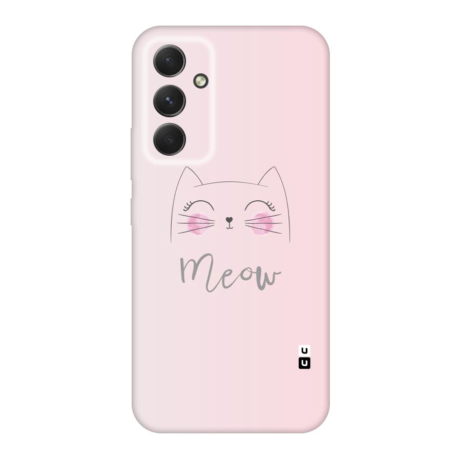 Meow Pink Original Polycarbonate Back Case for Galaxy A54