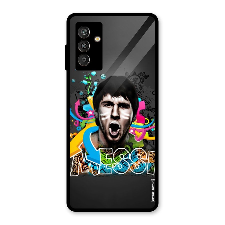 Messi For Argentina Glass Back Case for Galaxy M13