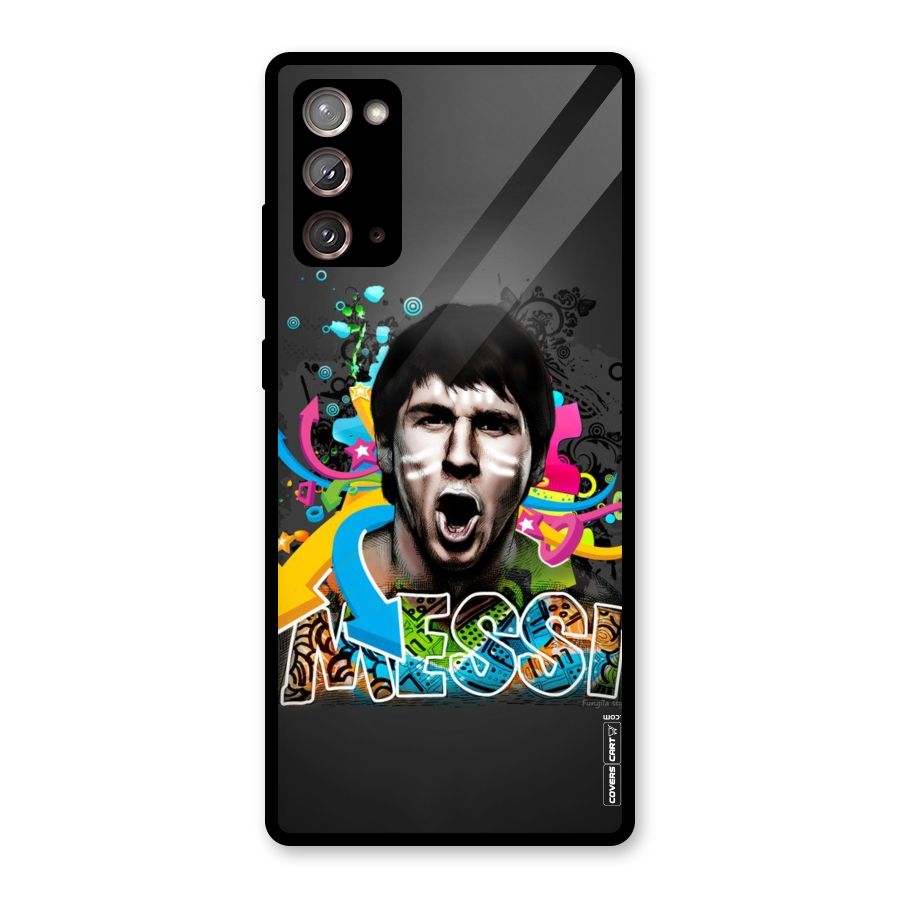 Messi For Argentina Glass Back Case for Galaxy Note 20