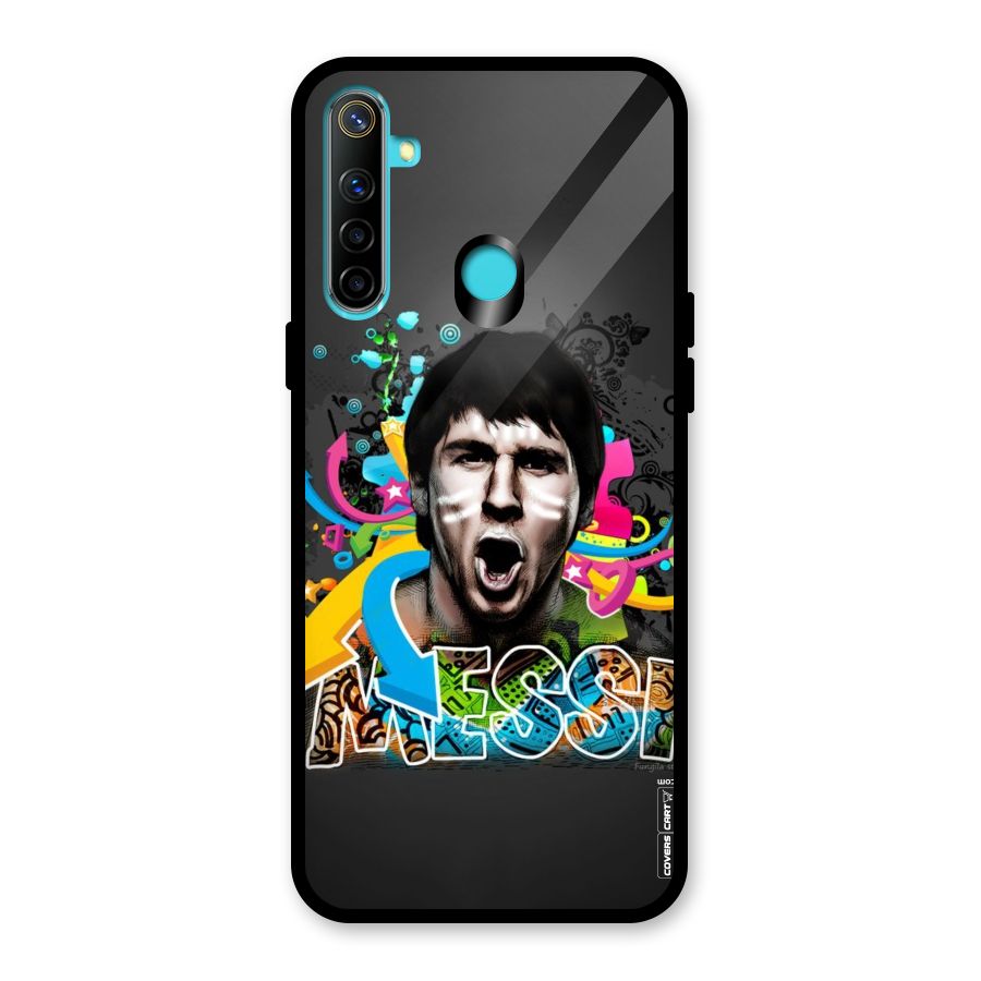 Messi For Argentina Glass Back Case for Realme 5