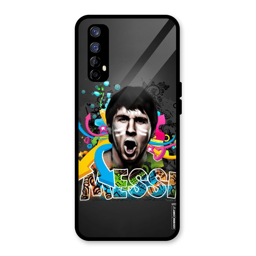 Messi For Argentina Glass Back Case for Realme 7