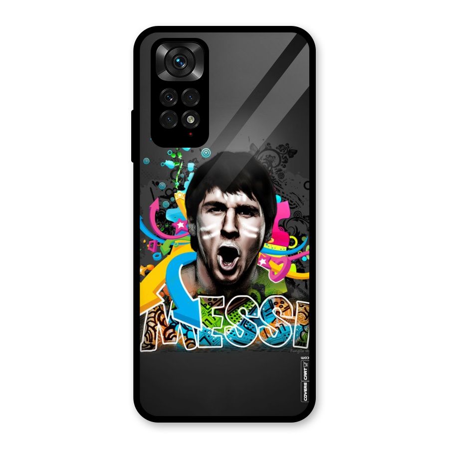 Messi For Argentina Glass Back Case for Redmi Note 11S