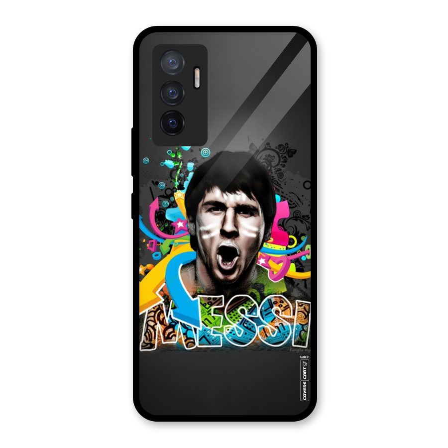 Messi For Argentina Glass Back Case for Vivo V23e