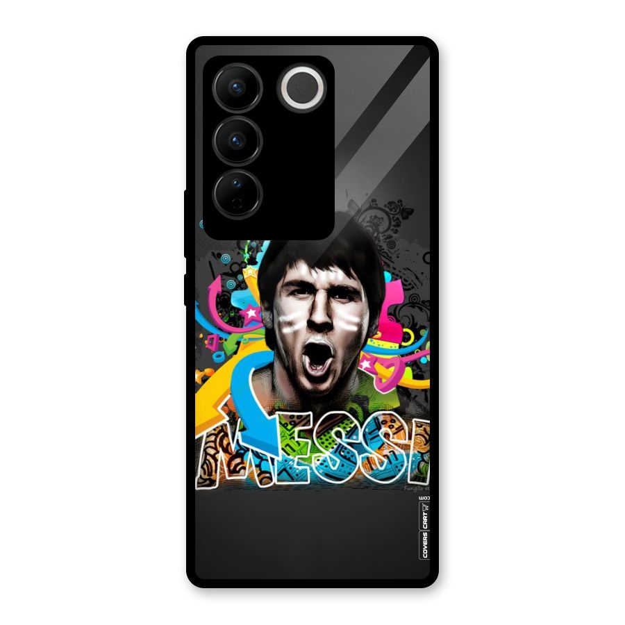 Messi For Argentina Glass Back Case for Vivo V27