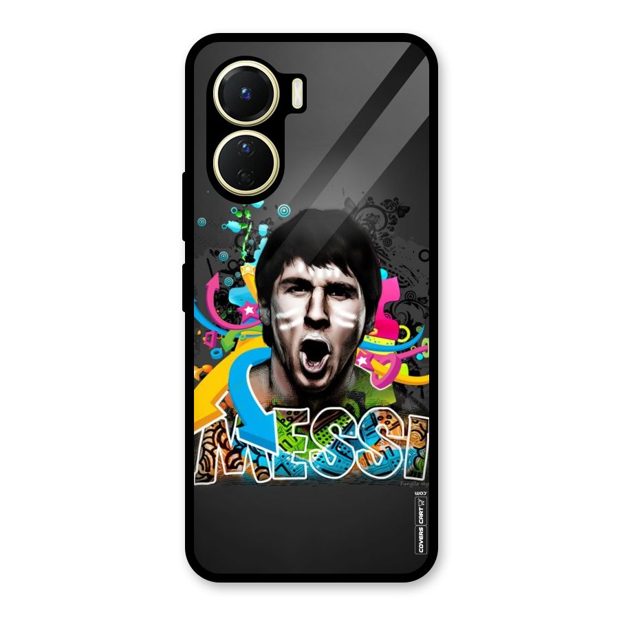 Messi For Argentina Glass Back Case for Vivo Y16