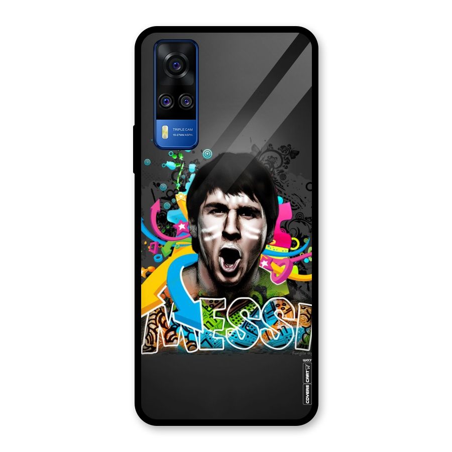 Messi For Argentina Glass Back Case for Vivo Y31