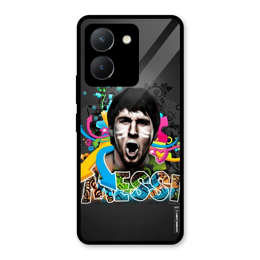 Messi For Argentina Glass Back Case for Vivo Y36
