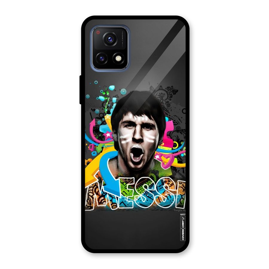 Messi For Argentina Glass Back Case for Vivo Y72 5G